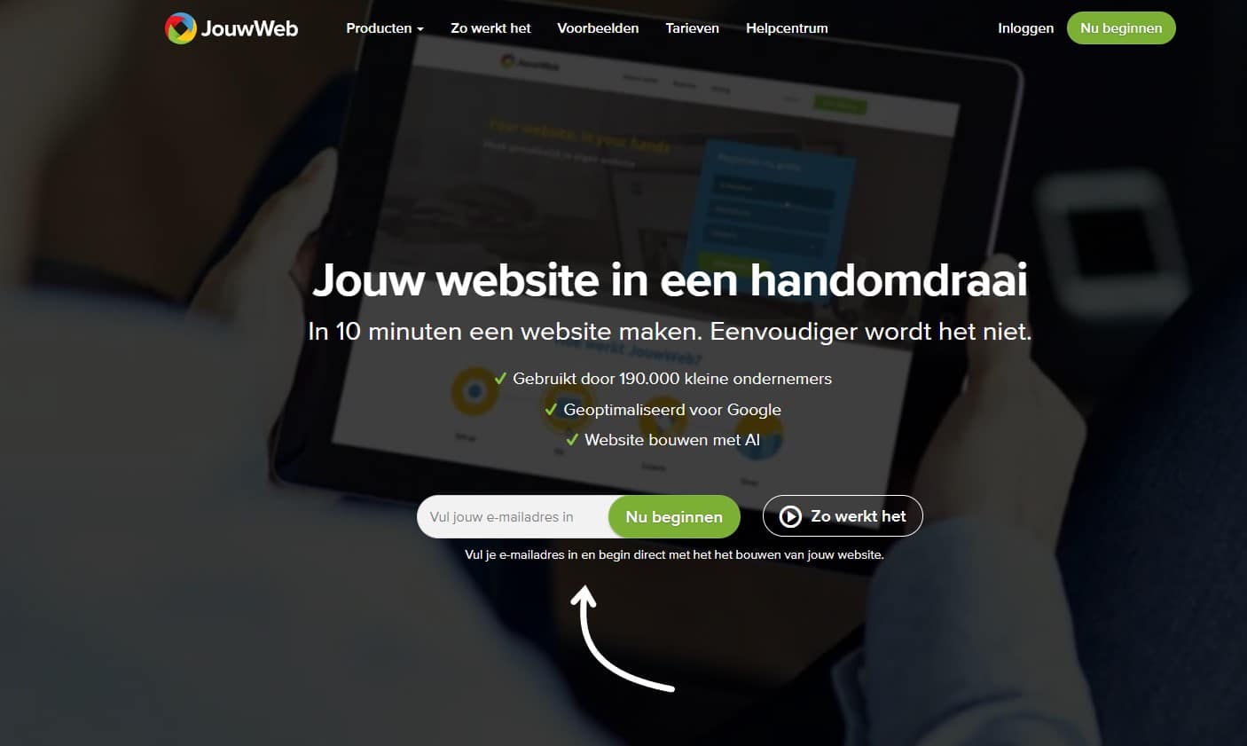 JouwWeb Wibsite Bouwer