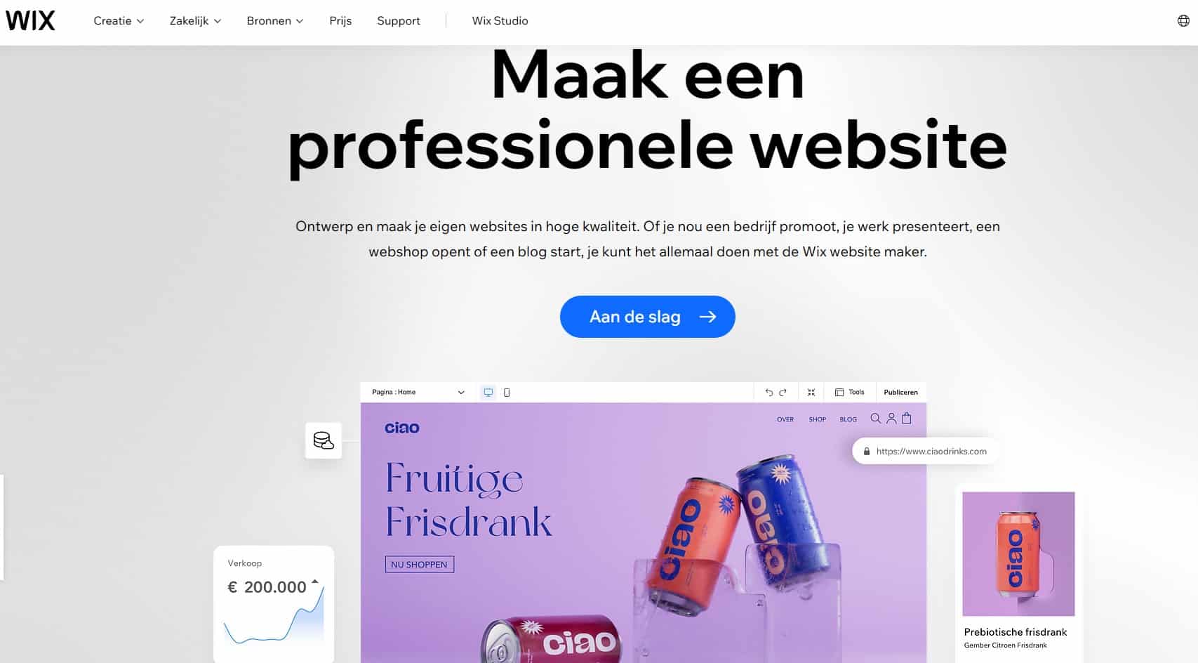 Wix Website Bouwer