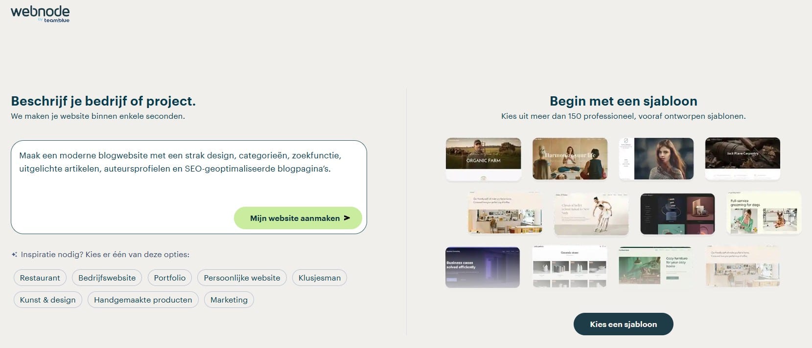 Blog website maken Blog website maken