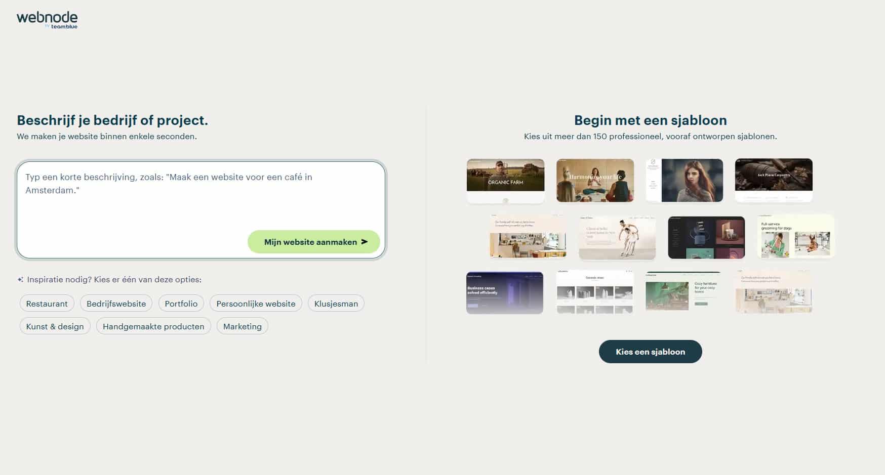 Website laten maken met Webnode Website laten maken met Webnode